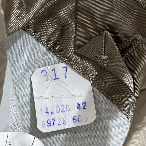 Joseph Abboud Blazer Jacket Men's 42R Super 110s‎ Wool Khaki Brown - Picture 4 of 12